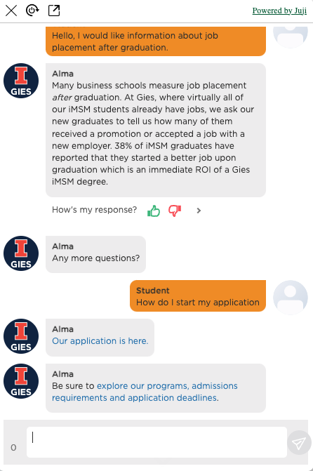 Alma chatbot university of Illinois